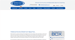Desktop Screenshot of districtsports.co.uk